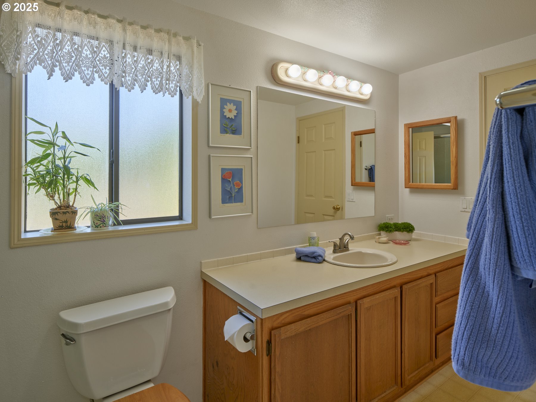 5389 Green Mountain Road Woodland, WA 98674 - Photo 31 of 47 a bathroom with a sink and a mirror