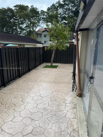 a view of garage and chair