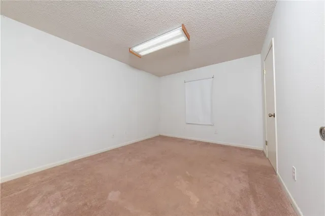 an empty room with an entryway