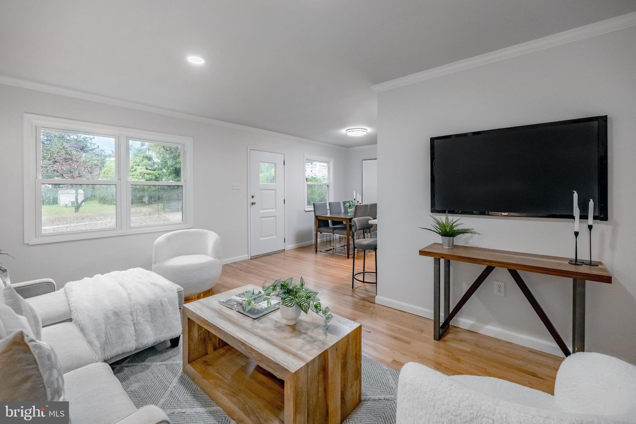 241 South Cedar Lane Upper Darby, PA 19082 - Photo 5 of 29 Bright and inviting living space with modern ch...