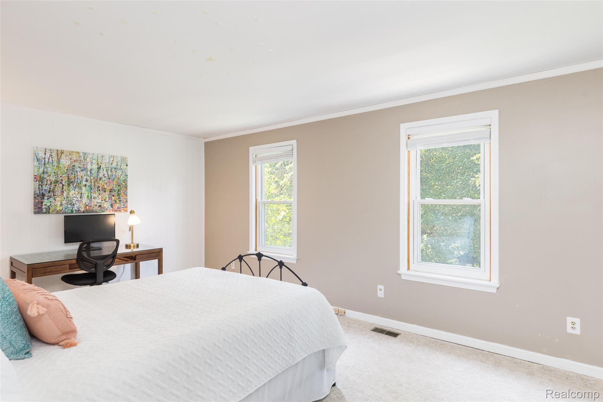 1295 Barneswood Lane Rochester, MI 48306 - Photo 18 of 31 18-Bright bedroom with HGTV-like painted paneling.jpg