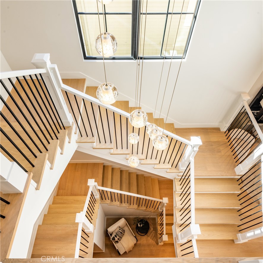 644 29th Street Manhattan Beach, CA 90266 - Photo 30 of 41 a view of a staircase with white walls
