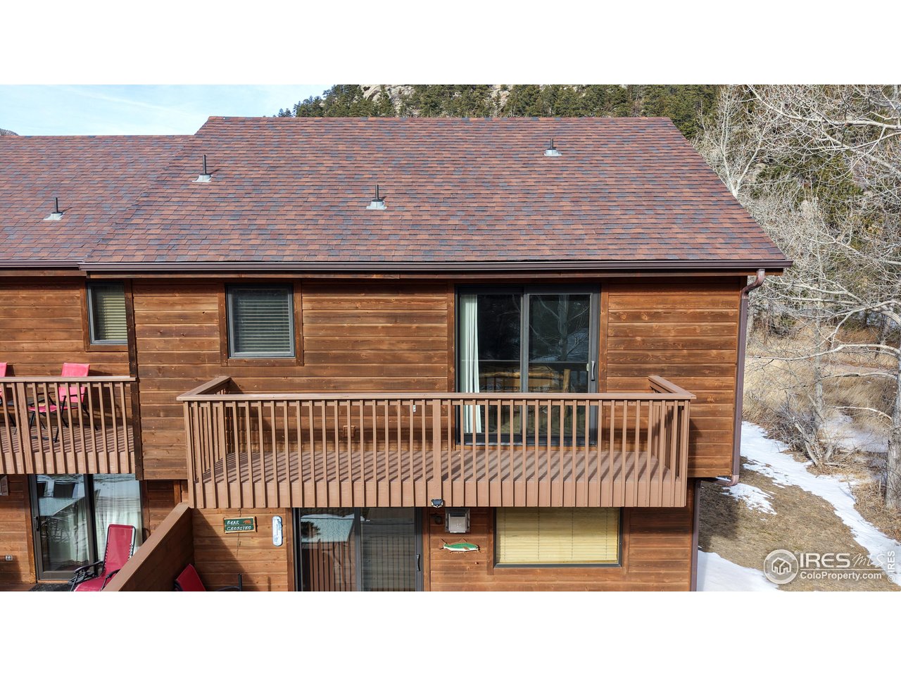 1280 Fall River Road, Unit 1 Estes Park, CO 80517 - Photo 26 of 29 Upstairs deck