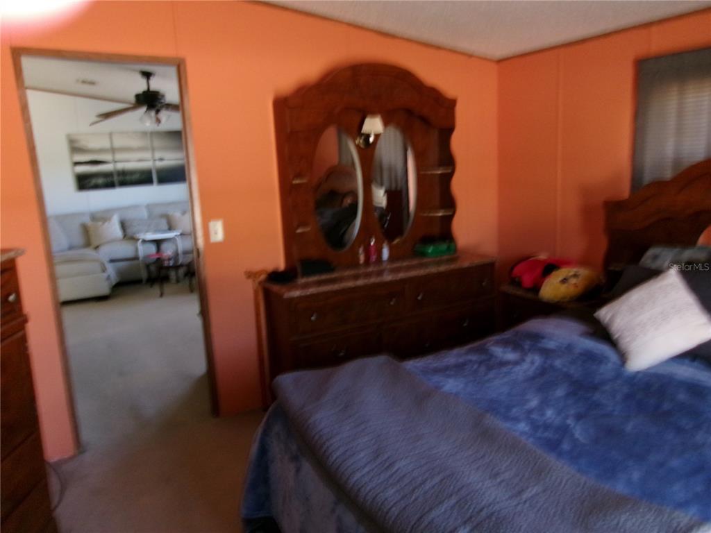 12525 Southeast 83rd Terrace Belleview, FL 34420 - Photo 36 of 47 a bedroom with a bed and the view of bathroom