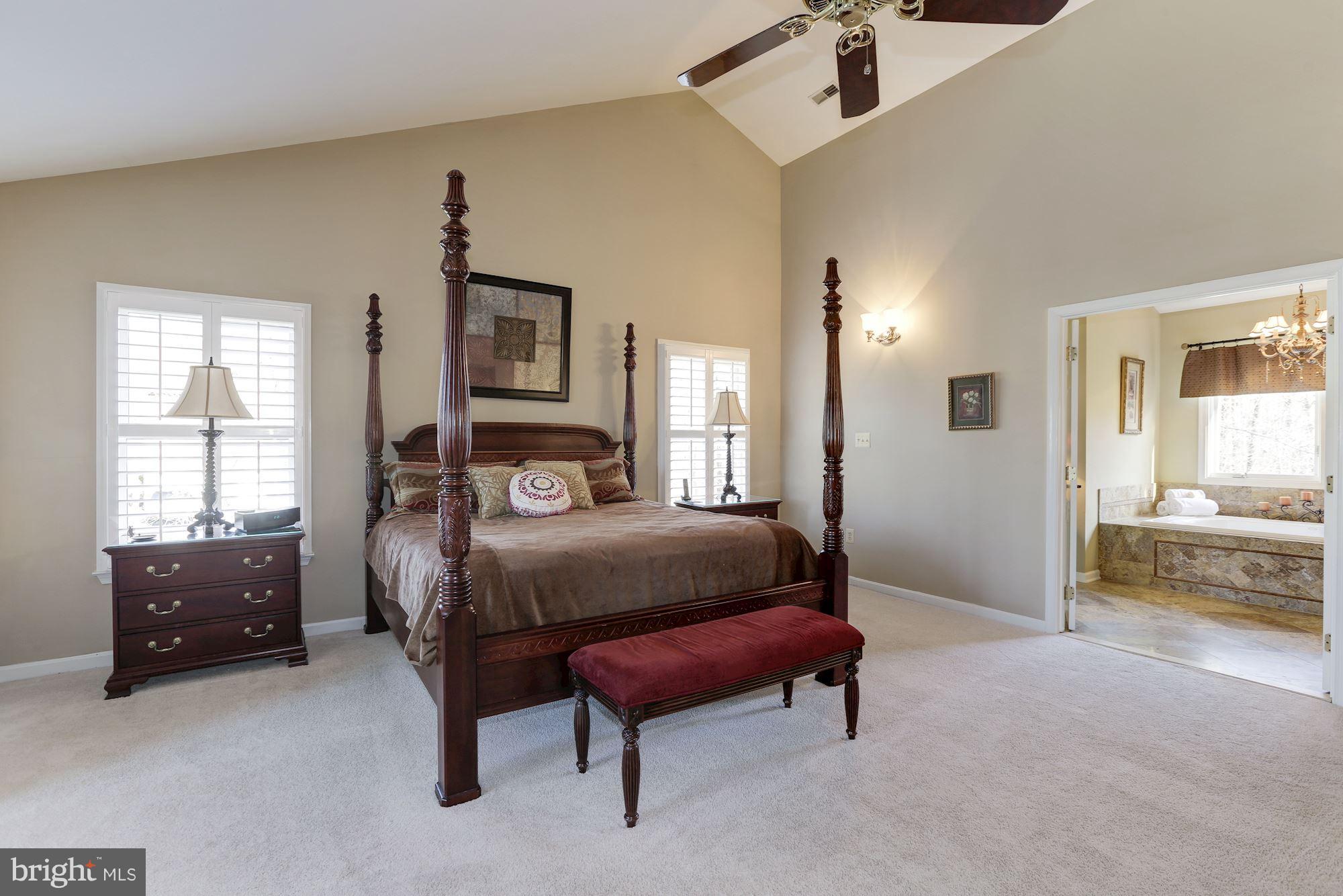 1705 Sinclair Road Gambrills, MD 21054 - Photo 34 of 82 Master bedroom w/ vaulted ceilings