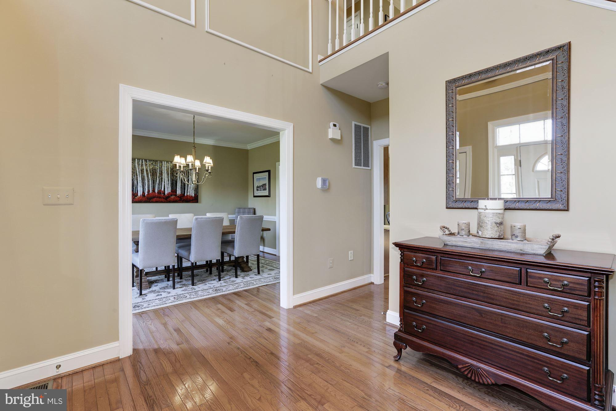 Foyer into dining room