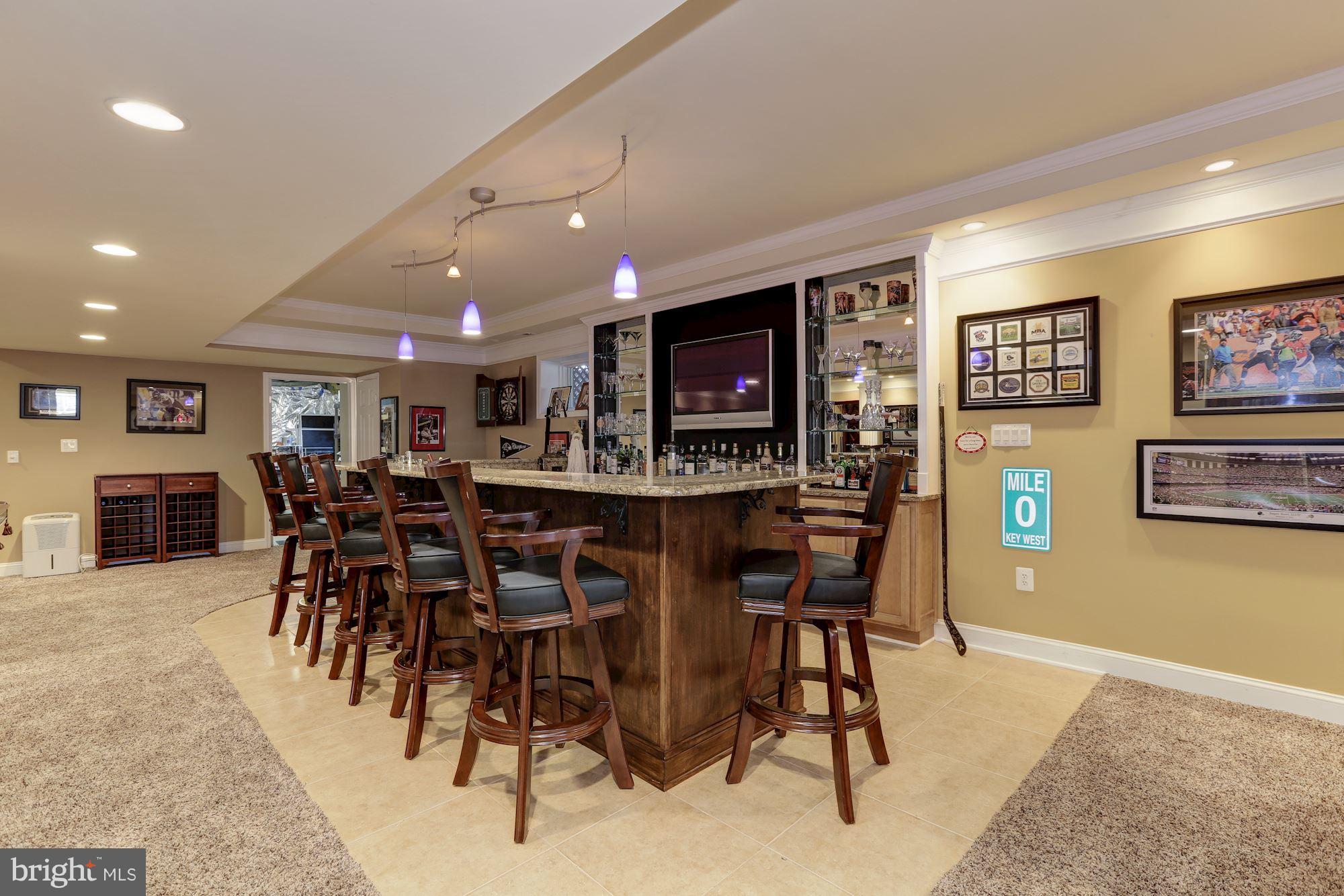 1705 Sinclair Road Gambrills, MD 21054 - Photo 55 of 82 Restaurant worthy granite topped bar w/ ice maker
