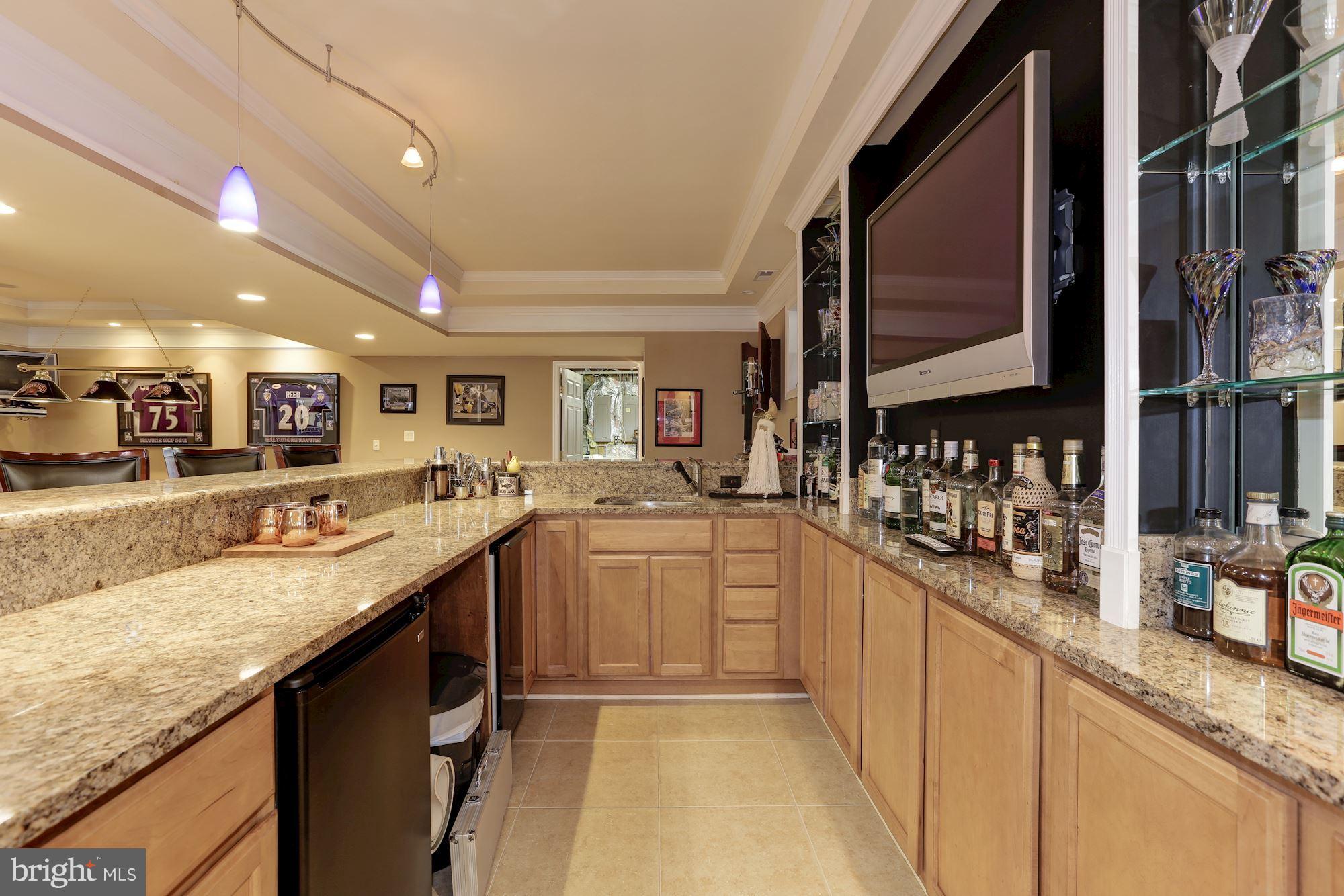 1705 Sinclair Road Gambrills, MD 21054 - Photo 56 of 82 Bar, ice maker and lots of storage