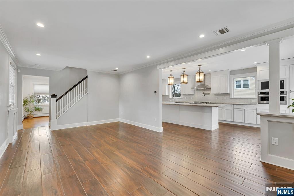 346 Carmita Avenue Rutherford, NJ 07070 - Photo 8 of 47 a view of kitchen with cabinets and wooden floor