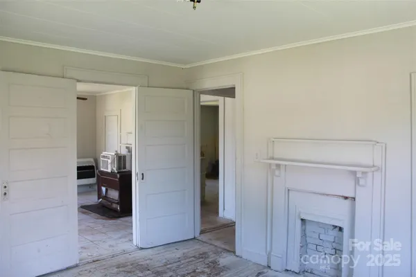 a view of room with hallway
