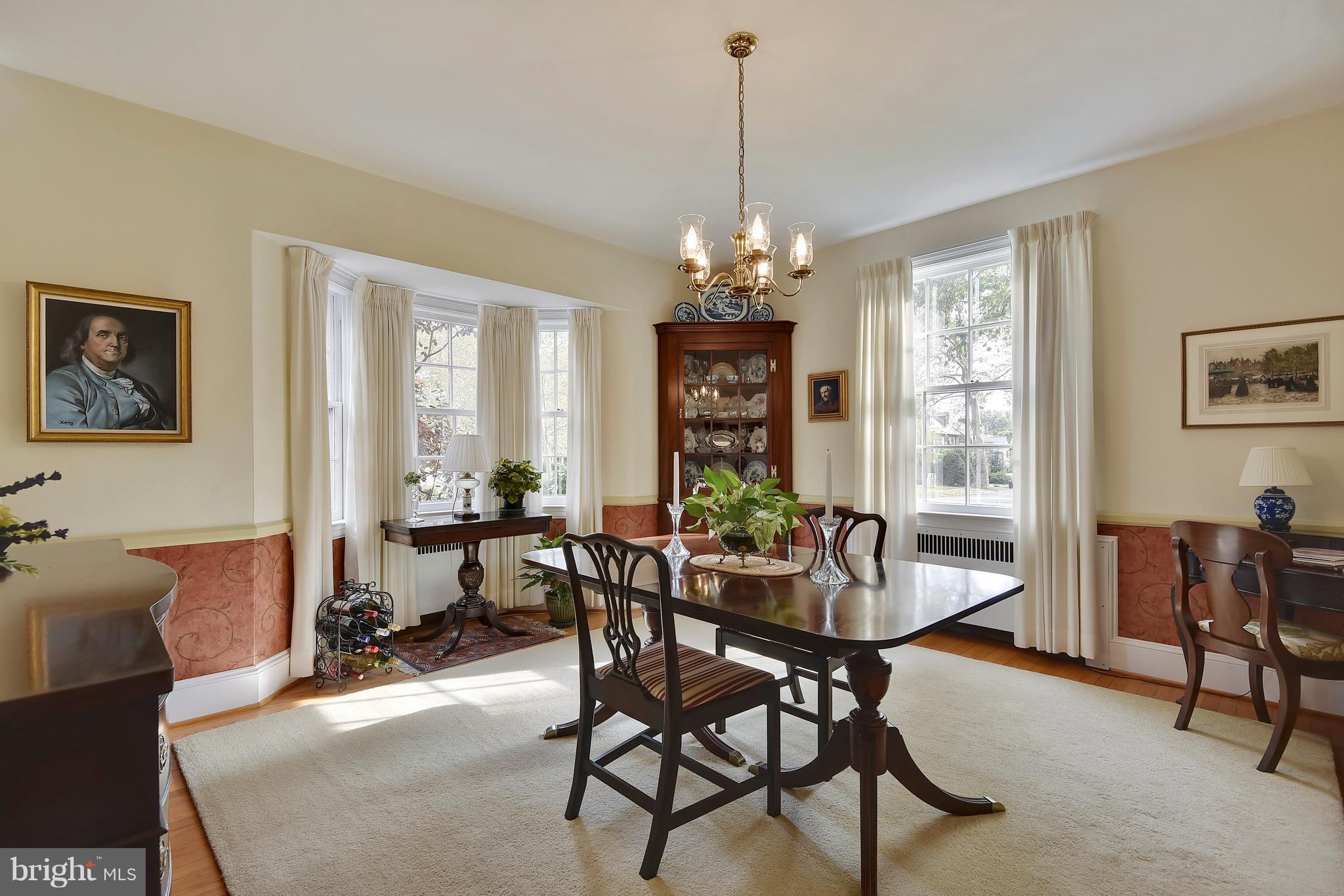 708 Stoneleigh Road Baltimore, MD 21212 - Photo 13 of 61 a view of a dining room with furniture window and outside view