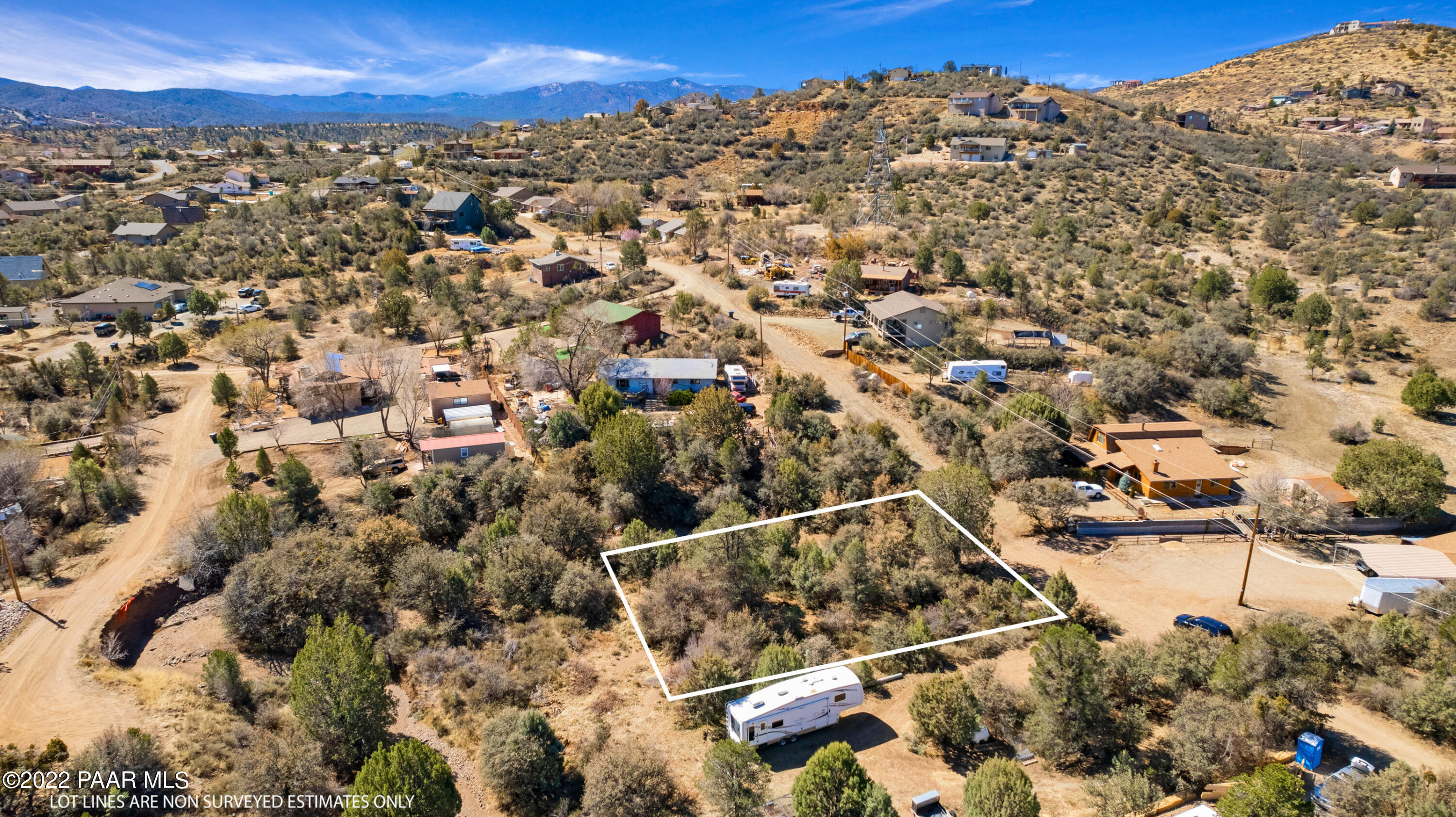 1751 North Topaz Road Prescott, AZ 86301 - Photo 3 of 10 002_Aerial
