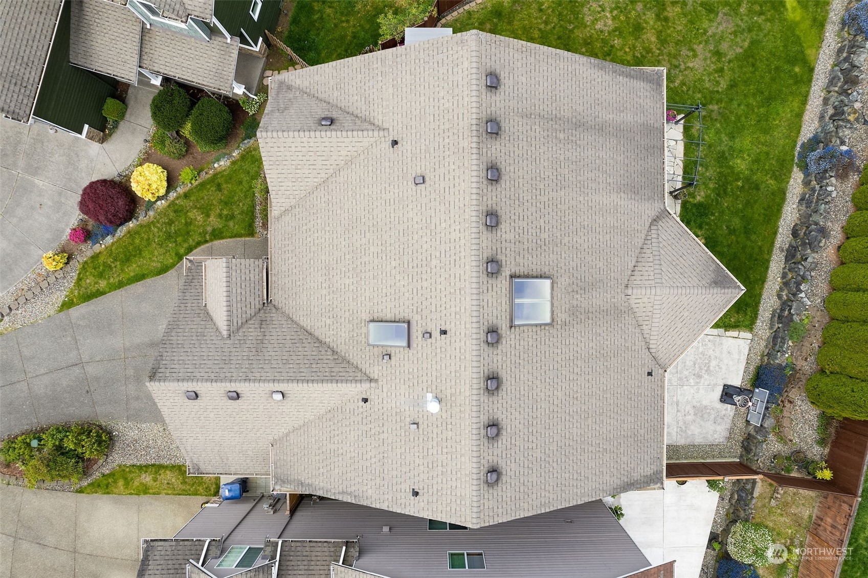 1227 187th Street Southeast Bothell, WA 98012 - Photo 37 of 38 an aerial view of a house with a yard