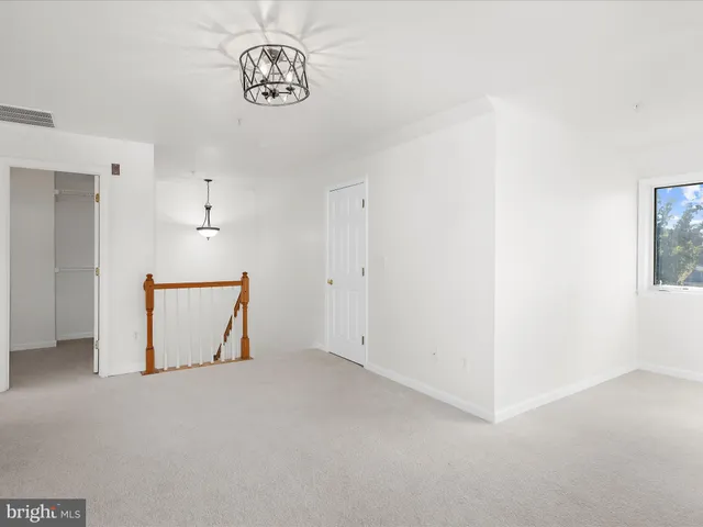 a view of an empty room