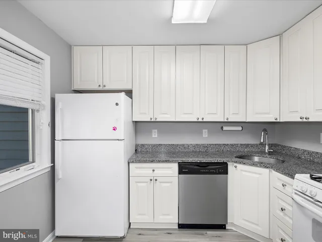 a white refrigerator freezer sitting inside of a kitchen