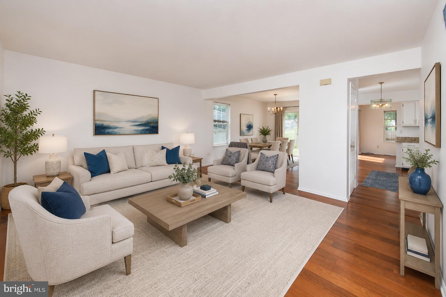 3007 Rampart Road Bensalem, PA 19020 - Photo 7 of 48 a living room with furniture and a couch