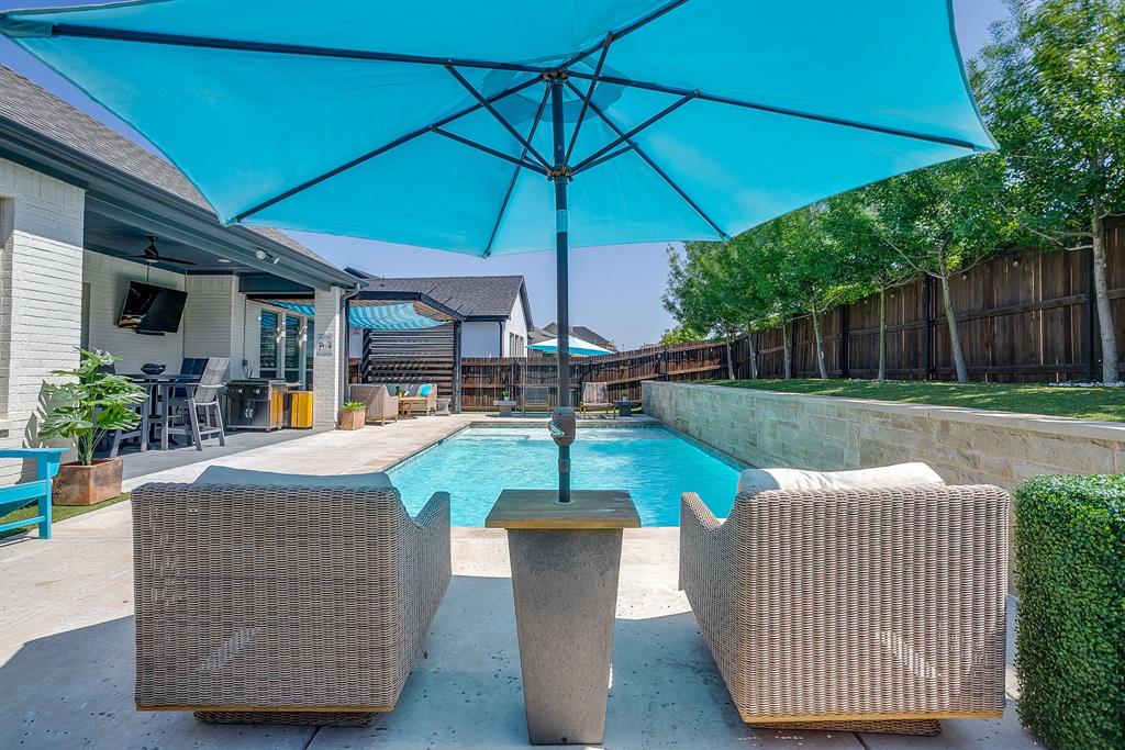 413 Kestrel Court Aledo, TX 76008 - Photo 38 of 40 a view of outdoor space yard deck and patio