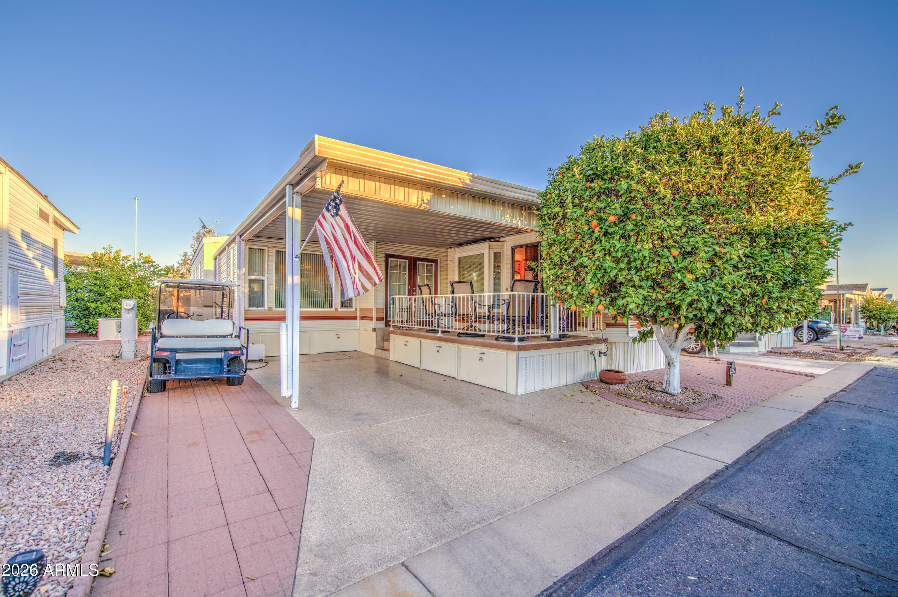 a view of a house with a outdoor space