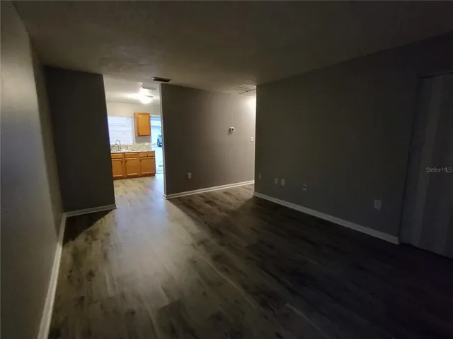 wooden floor in an empty room
