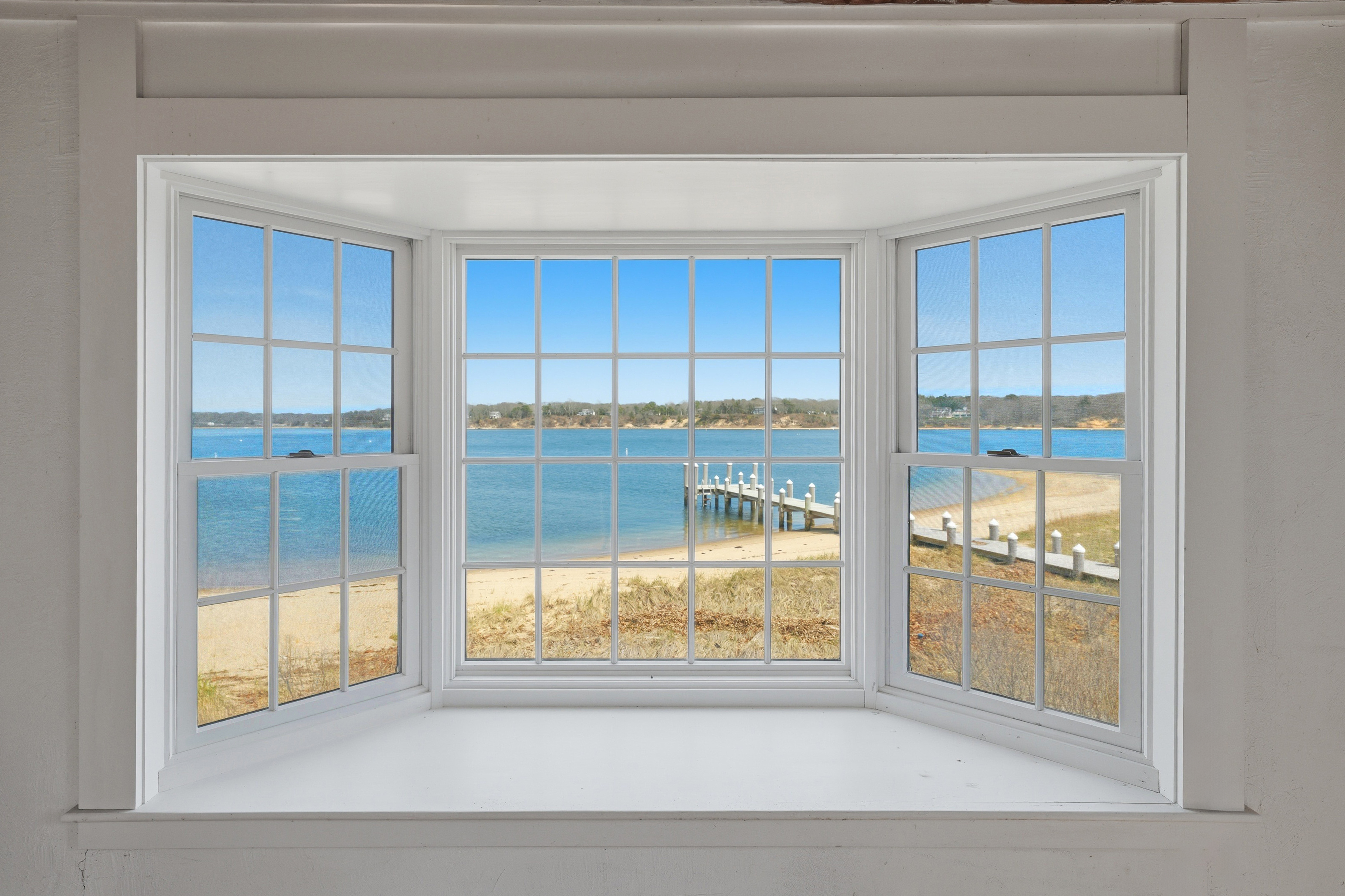 95 Hines Point Road Vineyard Haven, MA 02568 - Photo 34 of 36 a view of an empty room and window
