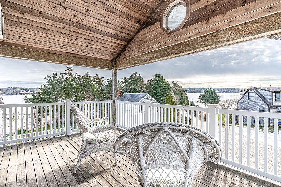 95 Hines Point Road Vineyard Haven, MA 02568 - Photo 10 of 43 a view of balcony with furniture