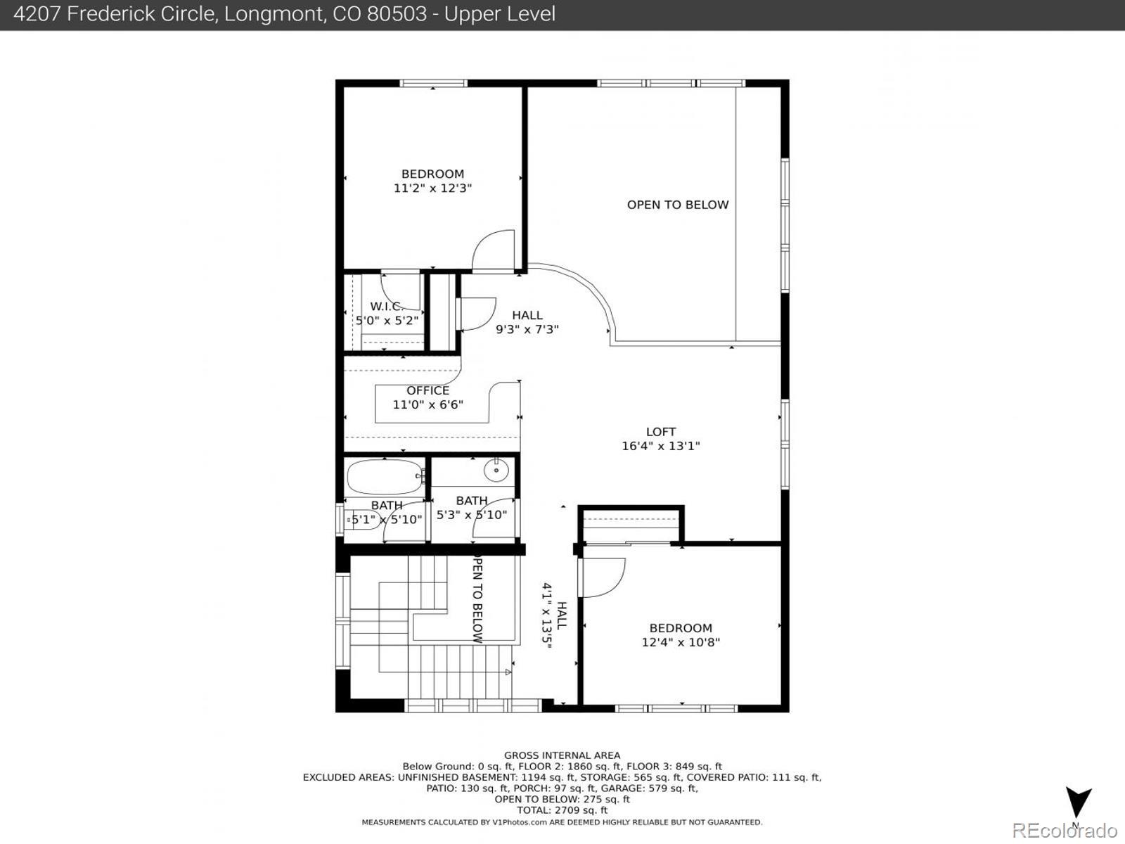 4207 Frederick Circle Longmont, CO 80503 - Photo 33 of 35 a picture of a bench in front of a wall
