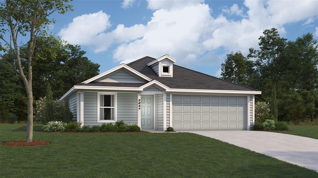 4052 Dublin Ridge Drive Crowley, TX 76036 - Photo 1 of 1 a front view of a house with a yard and garage