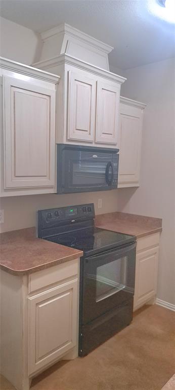 1301 Old Dicey Road, Unit 443 Weatherford, TX 76085 - Photo 10 of 11 a stove top oven sitting inside of a kitchen