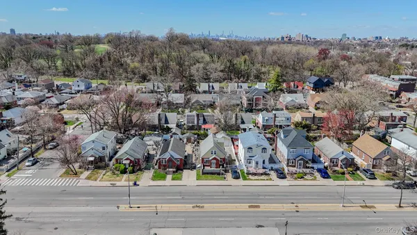 an aerial view of residential houses