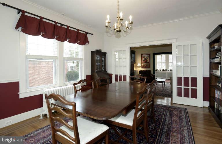 631 Anneslie Road Baltimore, MD 21212 - Photo 14 of 30 Dining Room with original french door.