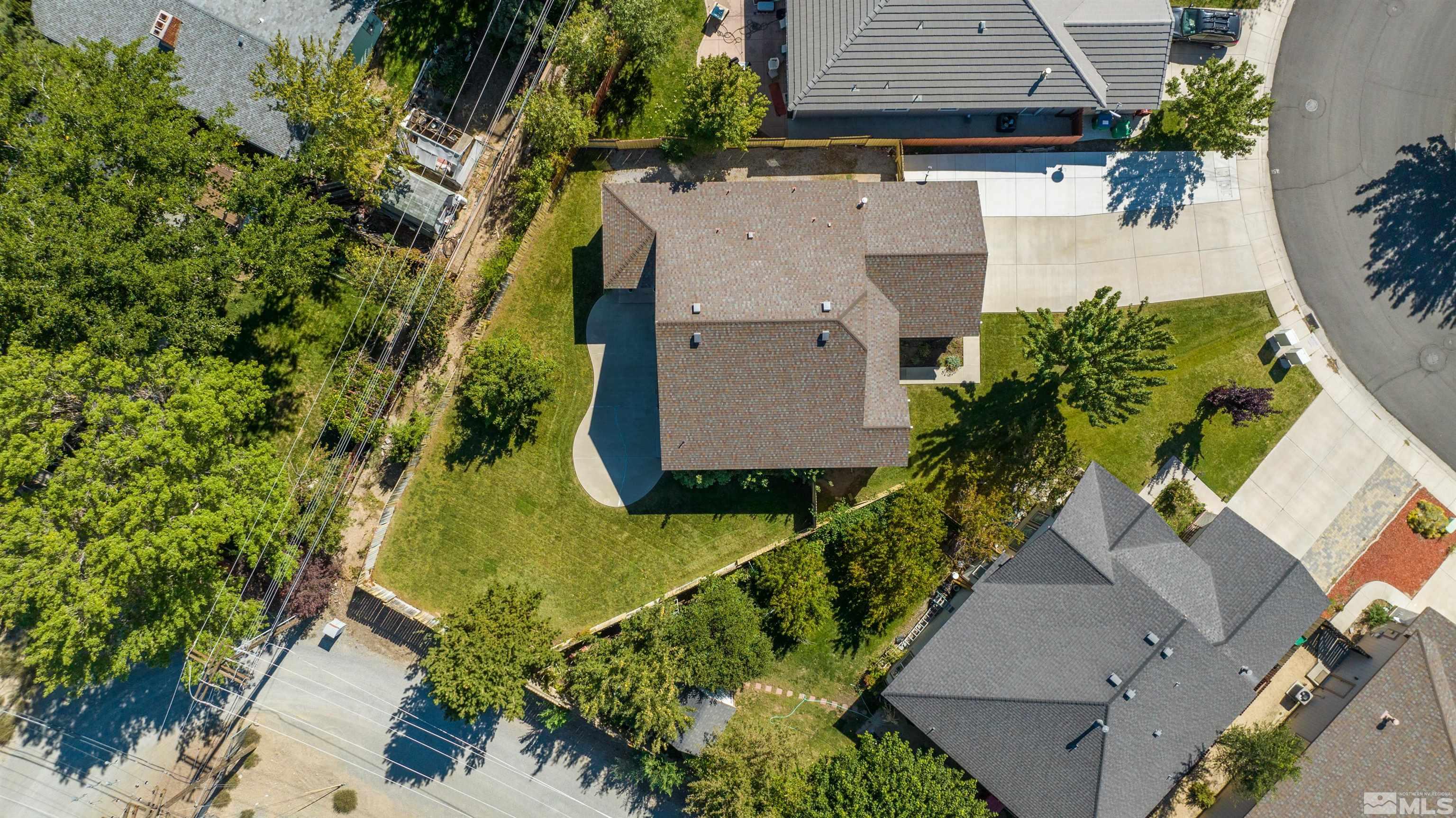 1462 Wessex Circle Reno, NV 89503 - Photo 31 of 40 an aerial view of a house with a yard basket ball court and outdoor seating