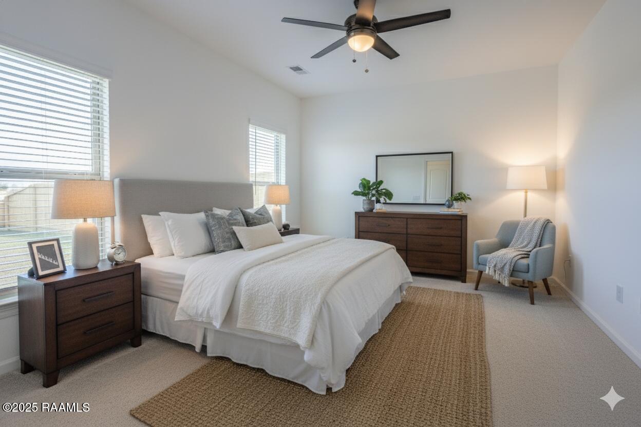 216 Hester Way Carencro, LA 70520 - Photo 8 of 15 Virtually Staged - Primary Bedroom