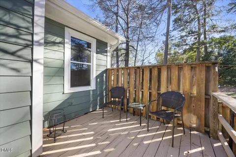 a view of outdoor space with seating area