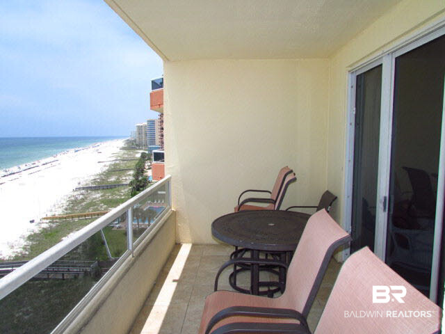 25342 Perdido Beach Boulevard, Unit 802 Orange Beach, AL 36561 - Photo 28 of 31 Balcony