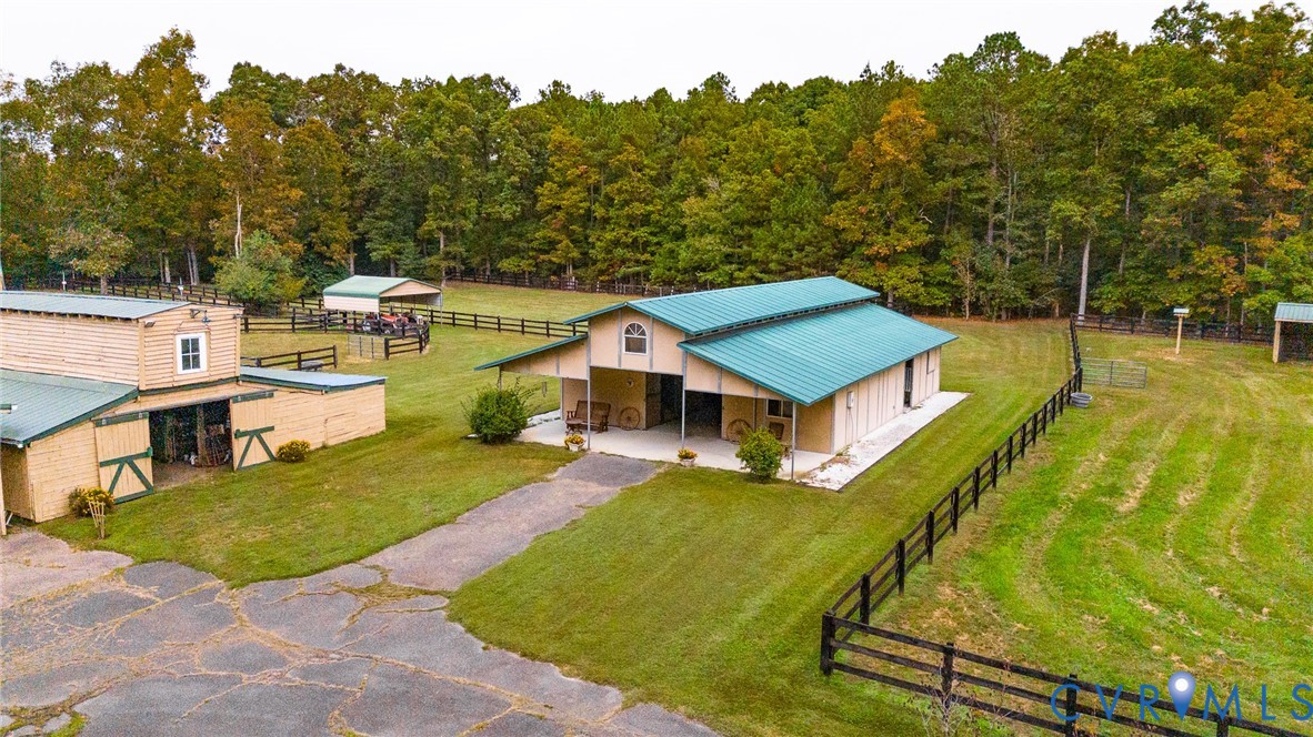 11516 Doswell Road Doswell, VA 23047 - Photo 39 of 50 a aerial view of a house with swimming pool and trees