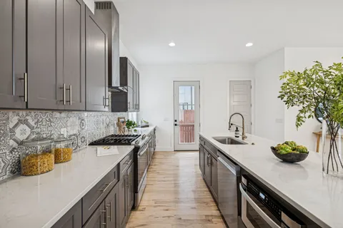 a bedroom with bed and a window