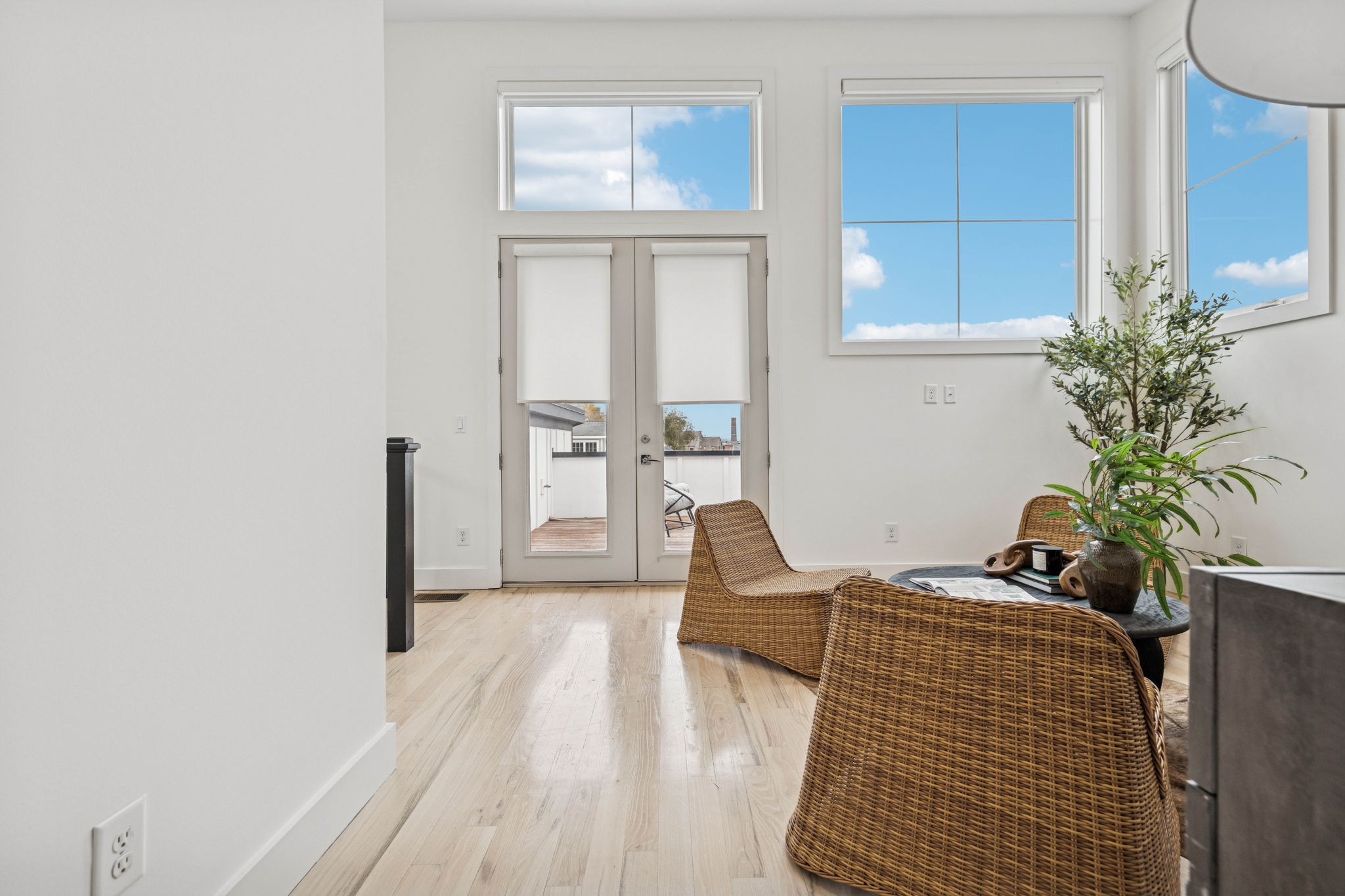 1403 10th Avenue North, Unit A Nashville, TN 37208 - Photo 23 of 53 a bedroom with a bed and a potted plant