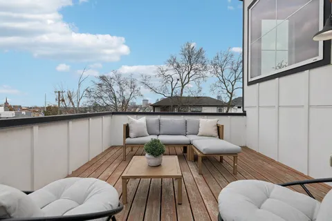 a backyard of a house