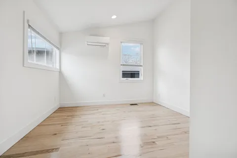 a car parked in front of a building