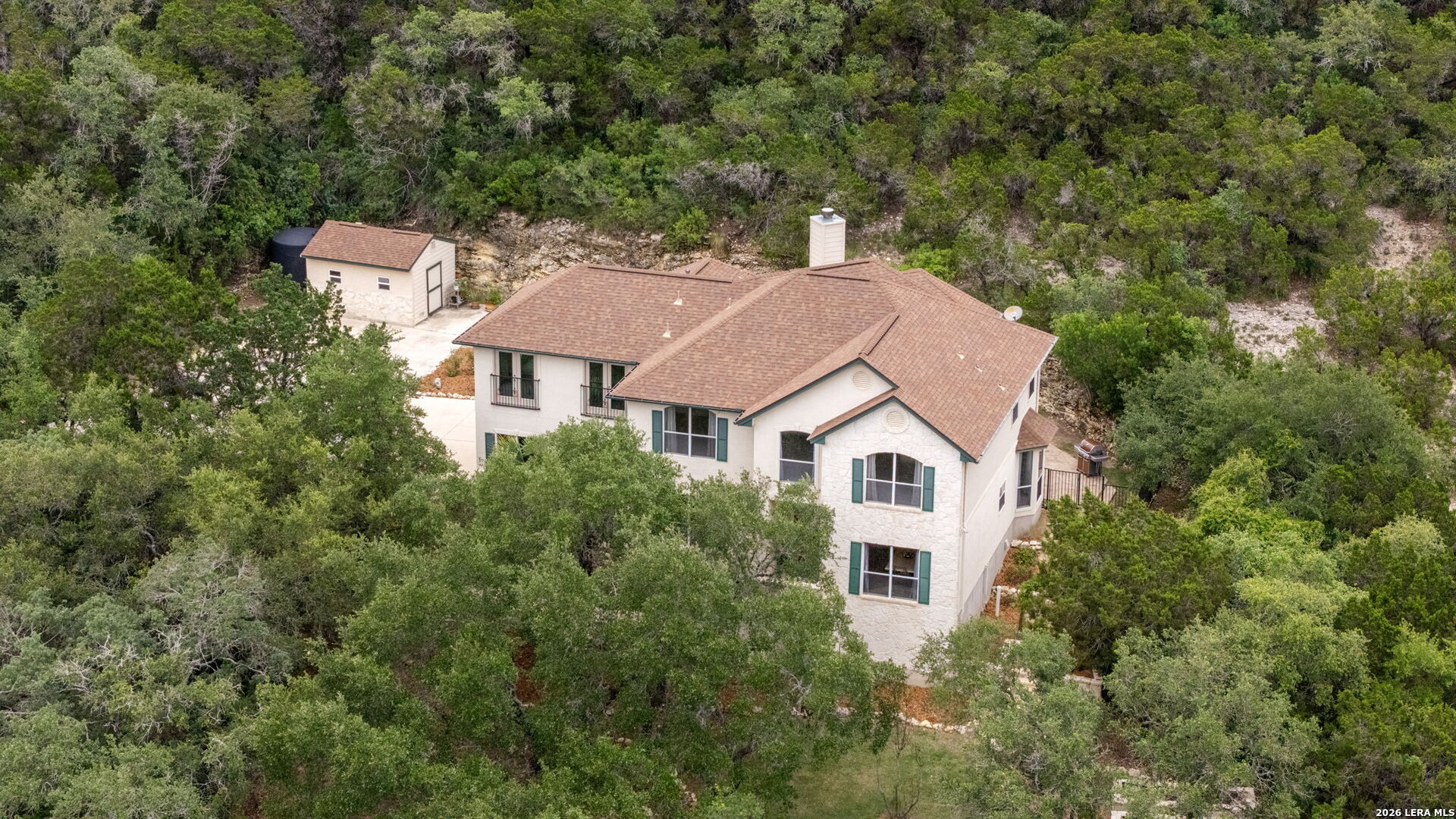 17431 Helotes Spring Road Helotes, TX 78023 - Photo 50 of 50 an aerial view of a house
