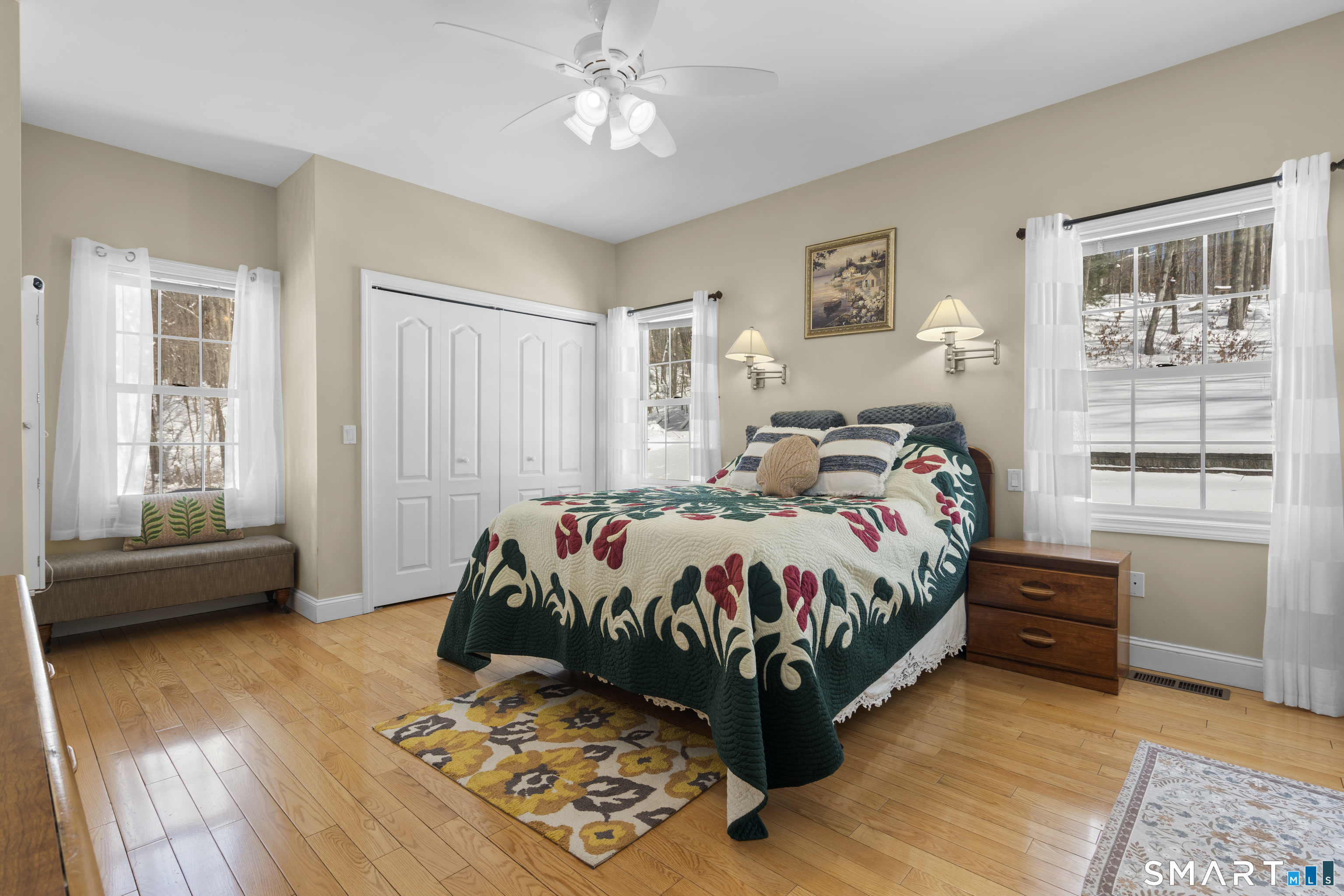 1729 Litchfield Road Watertown, CT 06795 - Photo 18 of 39 a bedroom with a bed and a window