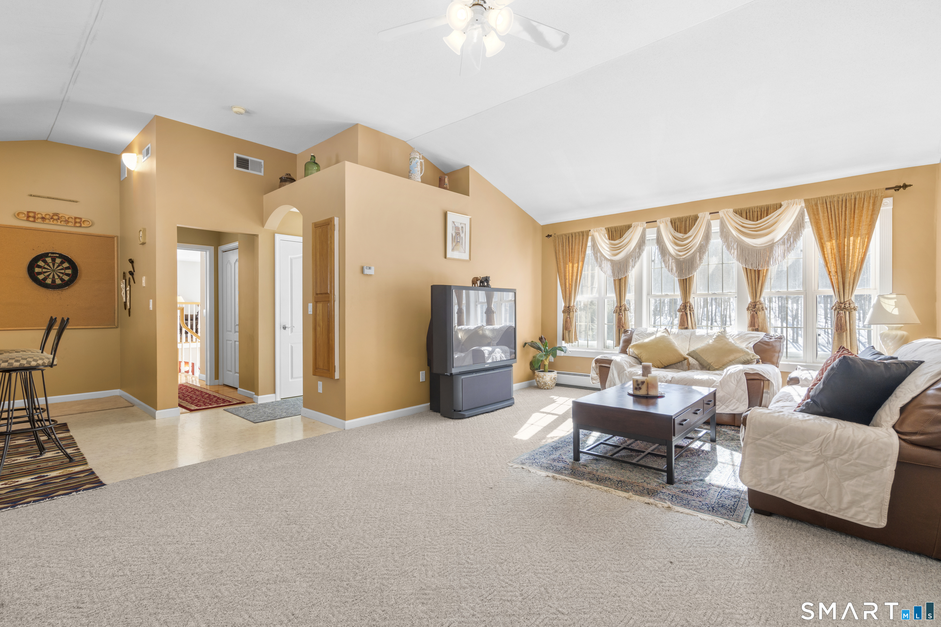 1729 Litchfield Road Watertown, CT 06795 - Photo 27 of 39 a living room with furniture and a large window