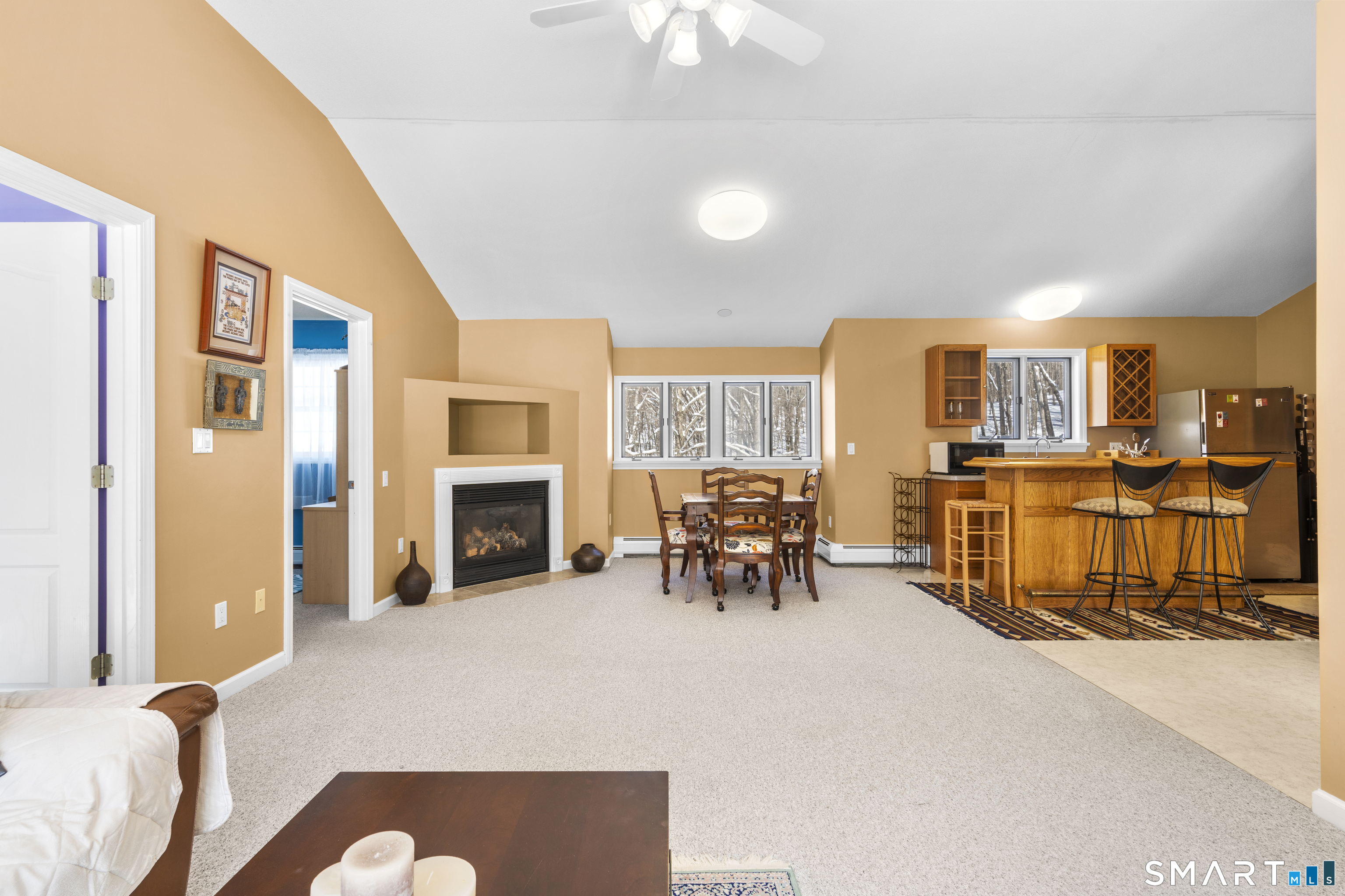 1729 Litchfield Road Watertown, CT 06795 - Photo 28 of 39 a view of a livingroom with furniture and a fireplace
