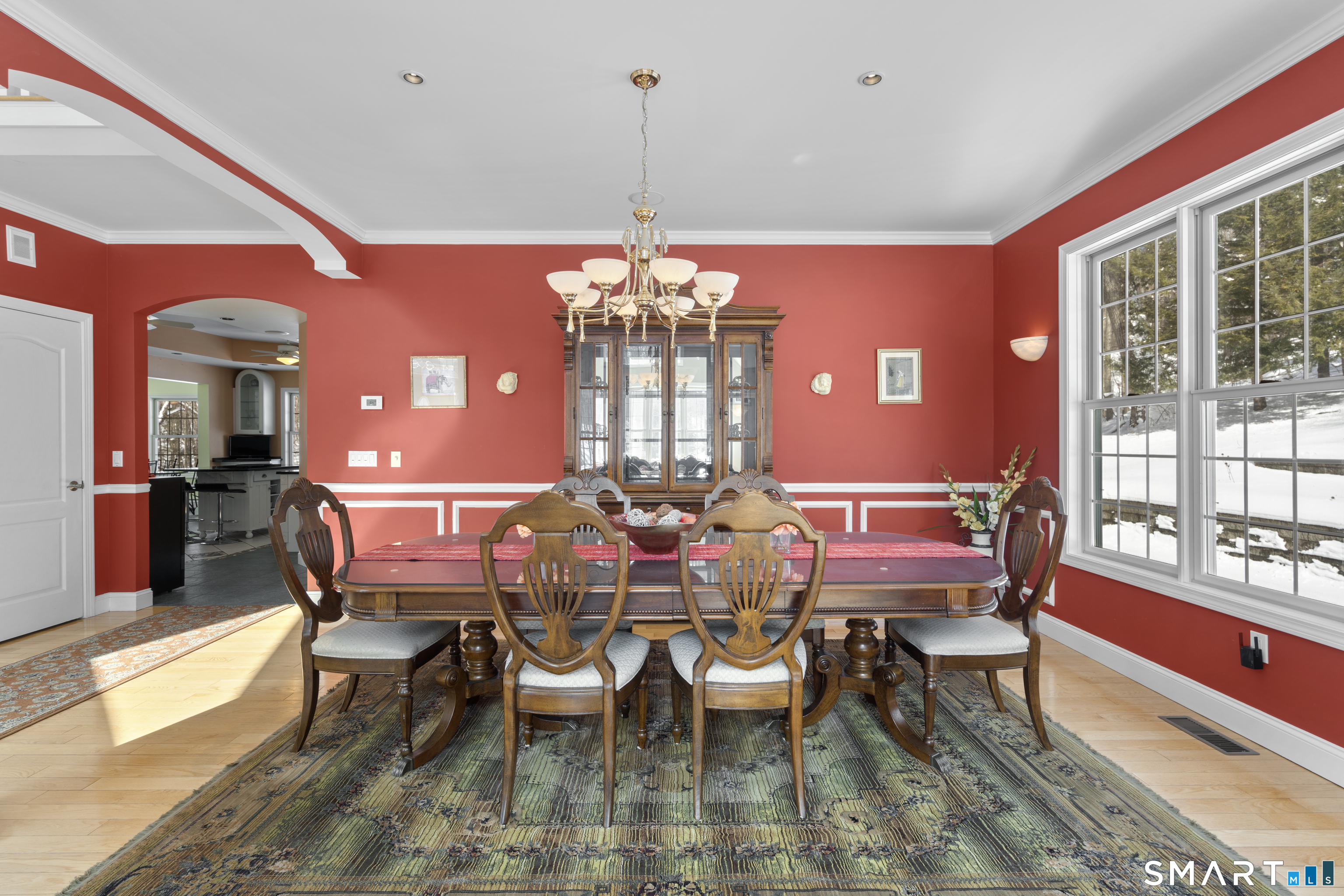 1729 Litchfield Road Watertown, CT 06795 - Photo 10 of 39 a view of a dining room with furniture and window