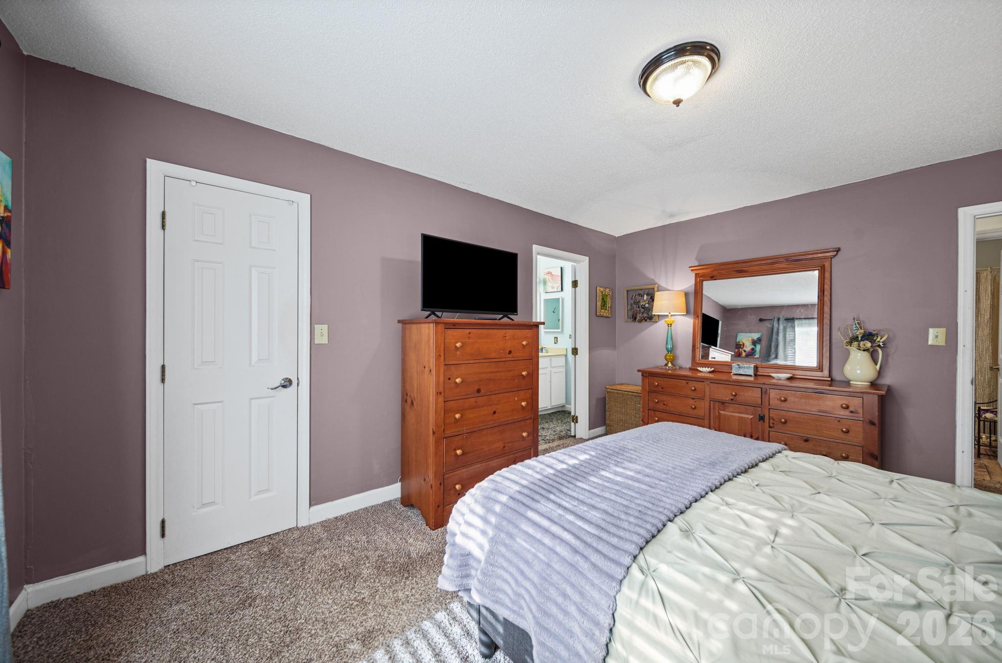 2788 Red Bud Lane Fort Mill, SC 29715 - Photo 18 of 35 a bedroom with a bed and a flat screen tv
