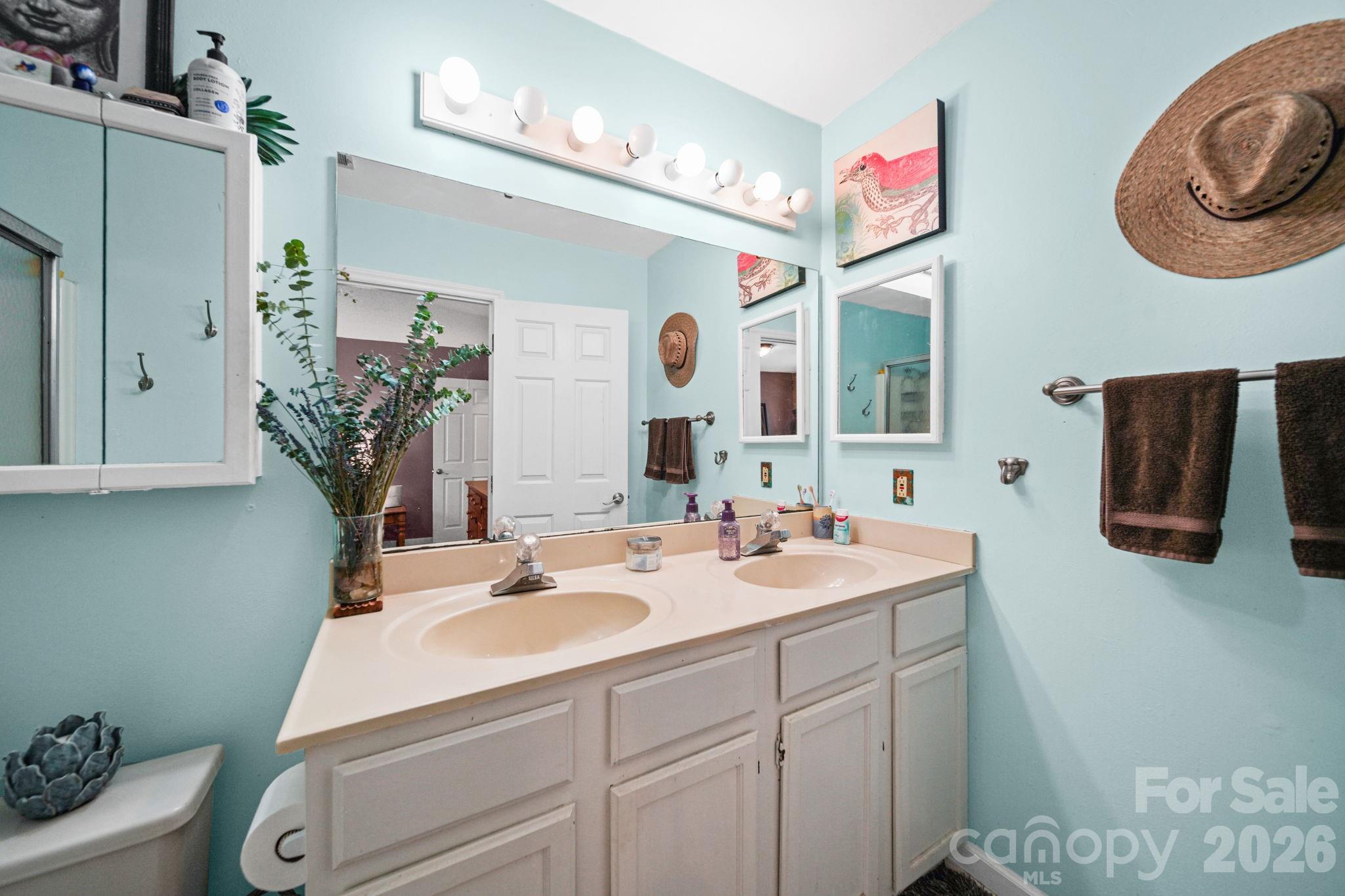2788 Red Bud Lane Fort Mill, SC 29715 - Photo 20 of 35 a bathroom with a sink mirror and vanity