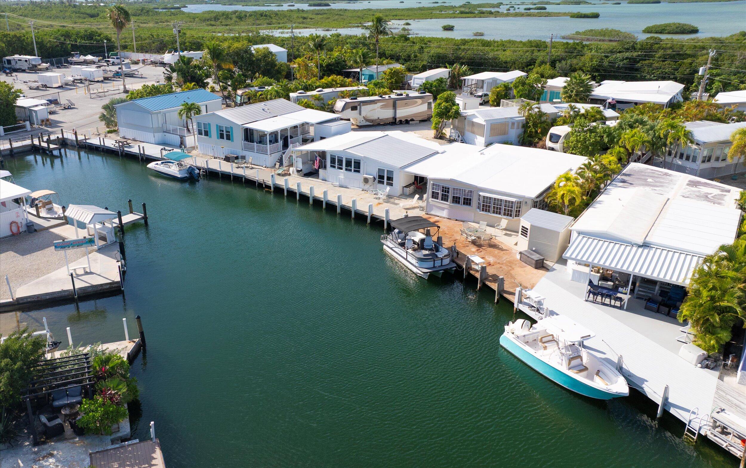 55 Boca Chica Road, Unit 132 Key West, FL 33040 - Photo 47 of 52 an aerial view of a house with a ocean view