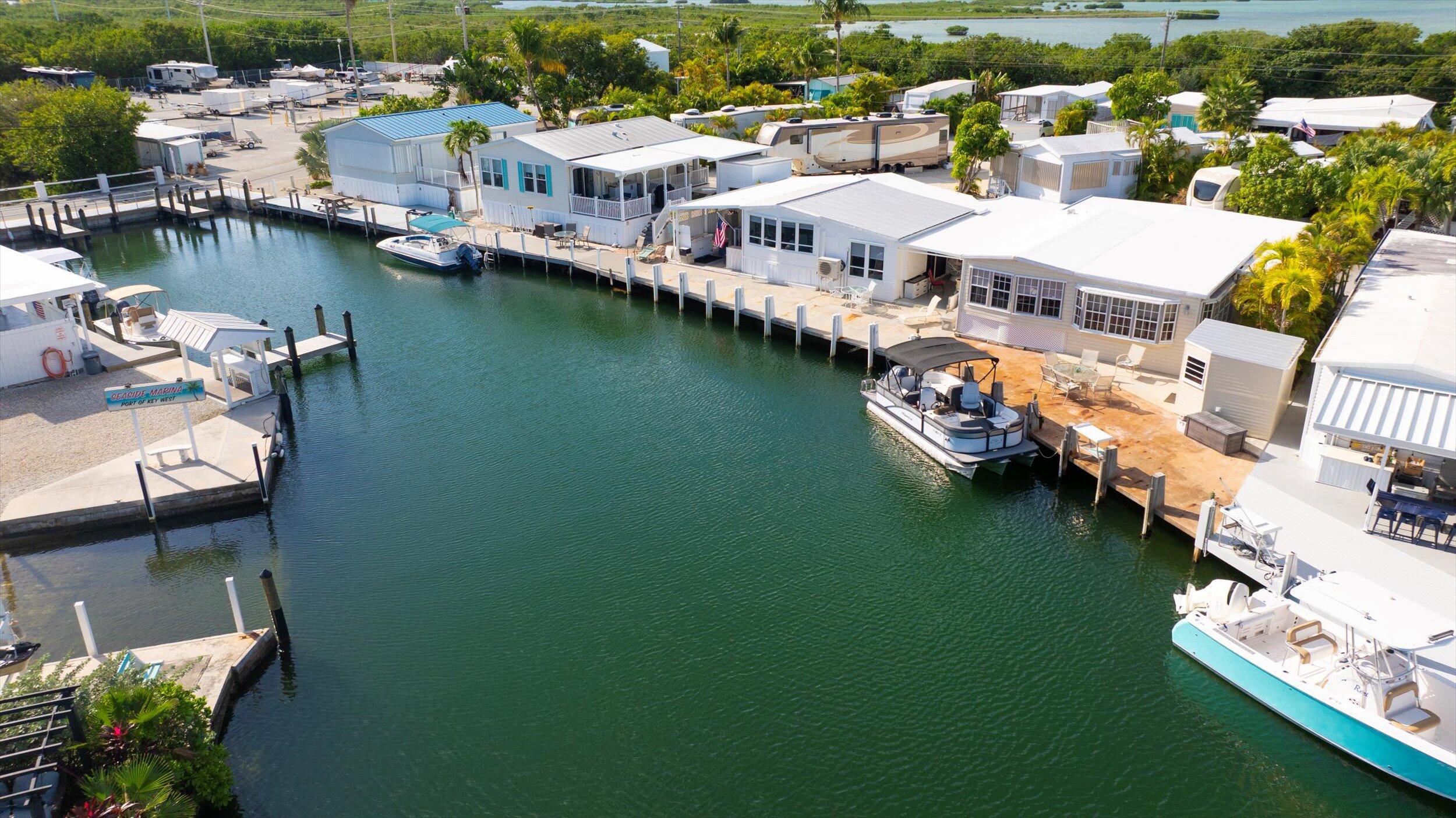 55 Boca Chica Road, Unit 132 Key West, FL 33040 - Photo 48 of 52 an aerial view of a house with a lake view