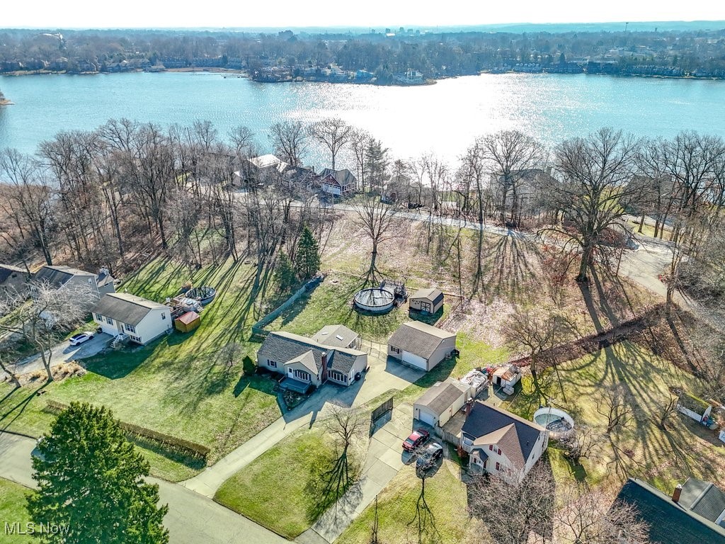 4220 Lake Heights Road Northwest Canton, OH 44708 - Photo 44 of 48 Drone / aerial view with a view of Meyers Lake
