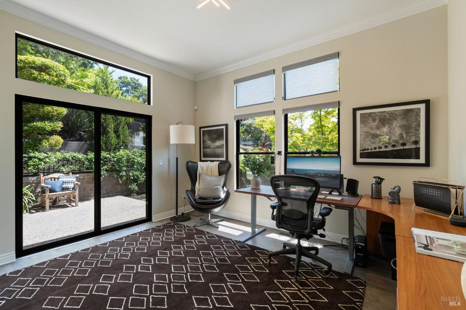 21 Newhall Drive San Rafael, CA 94901 - Photo 24 of 69 a living room with furniture and a floor to ceiling window